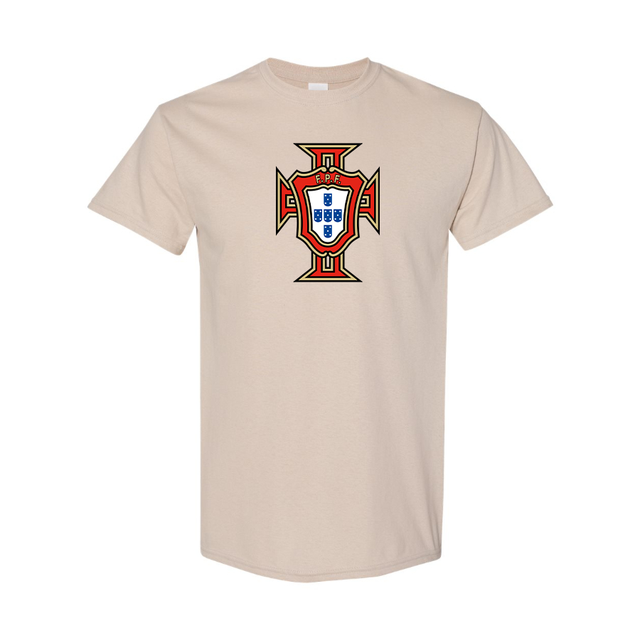 Youth Kids Portugal National Soccer Team Cotton T-Shirt