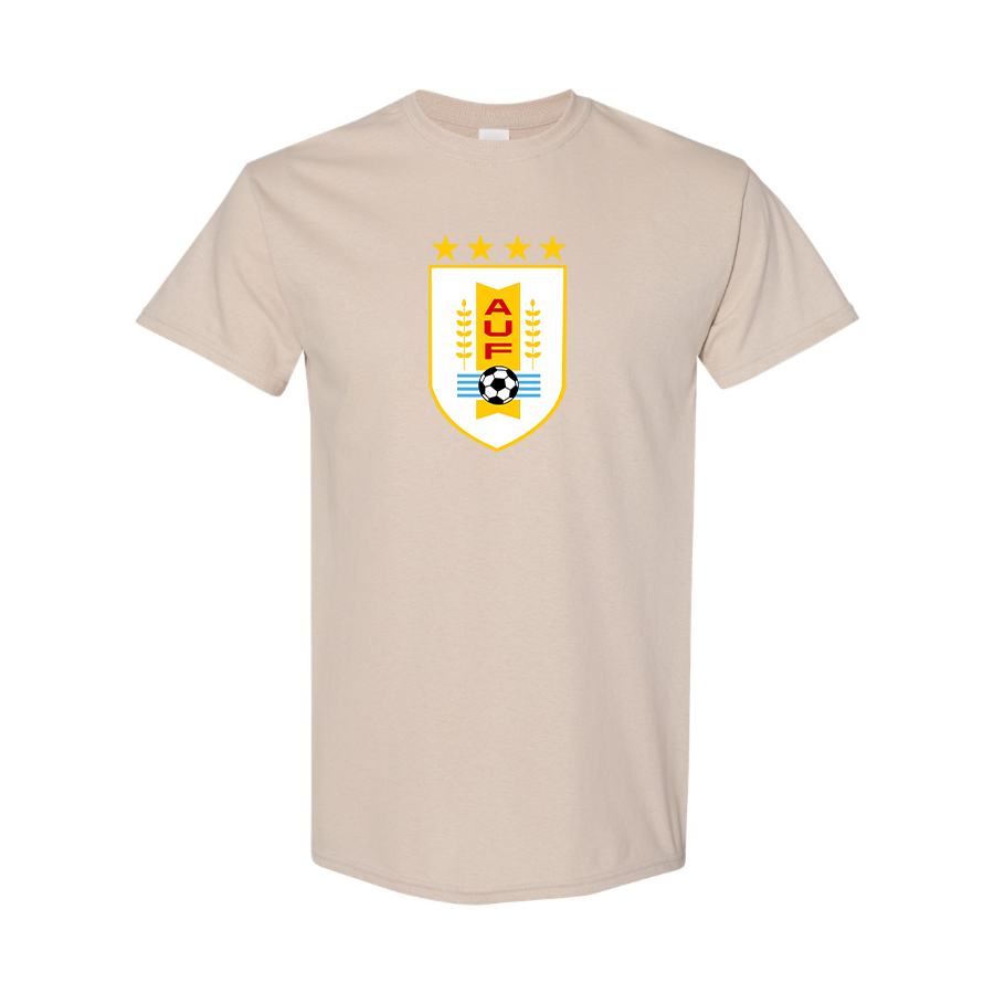 Men's Uruguay National Soccer Team Cotton T-Shirt