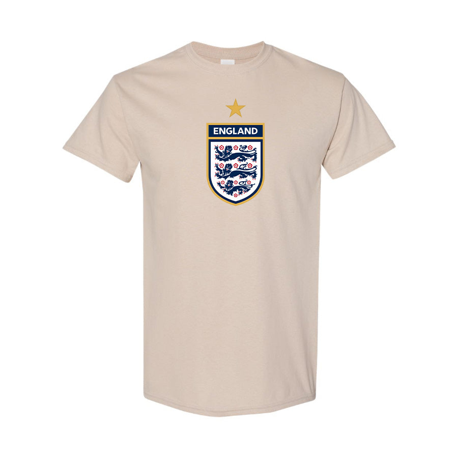 Youth Kids England National Soccer Team Cotton T-Shirt