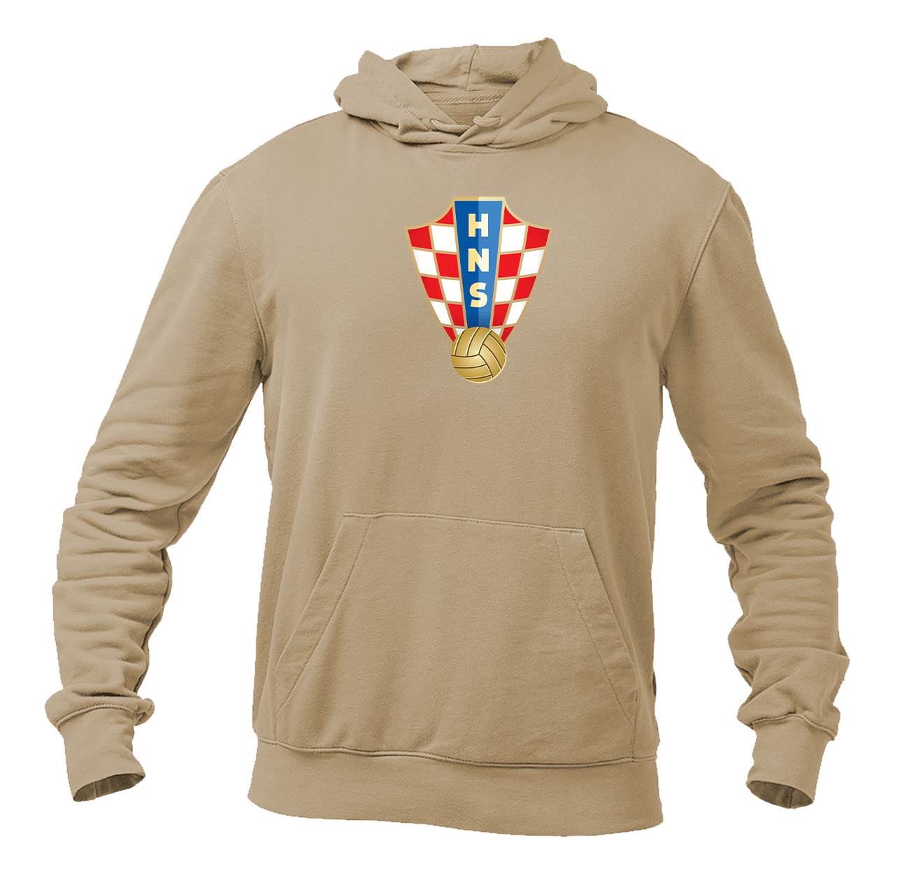 Men's Croatia National Soccer Team Pullover Hoodie