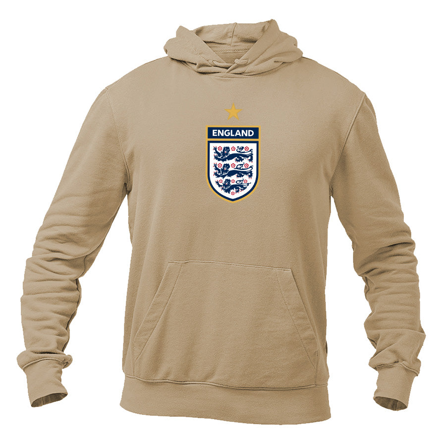 Men's England National Soccer Team Pullover Hoodie