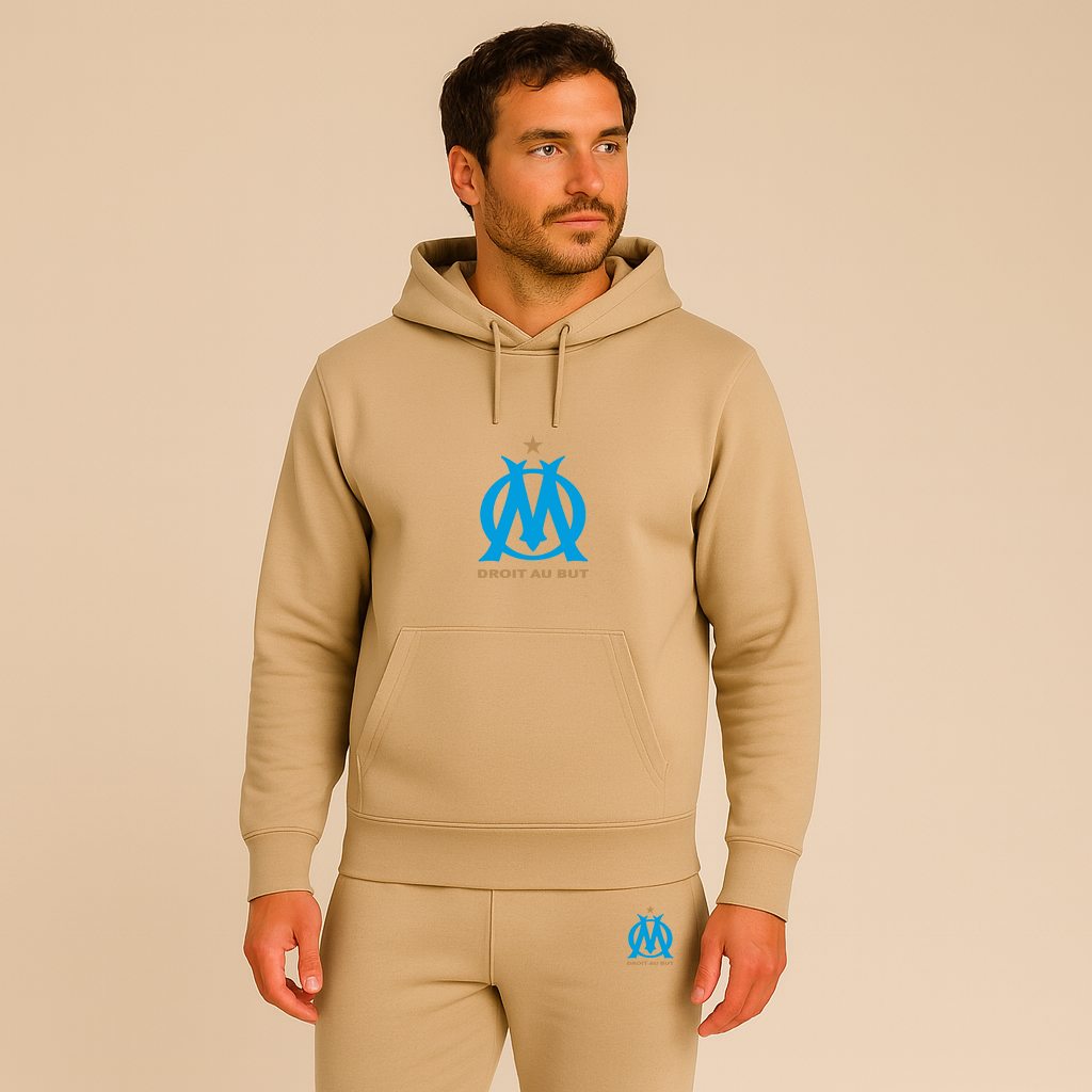 Men's Olympique de Marseille FC Hoodie Joggers Set