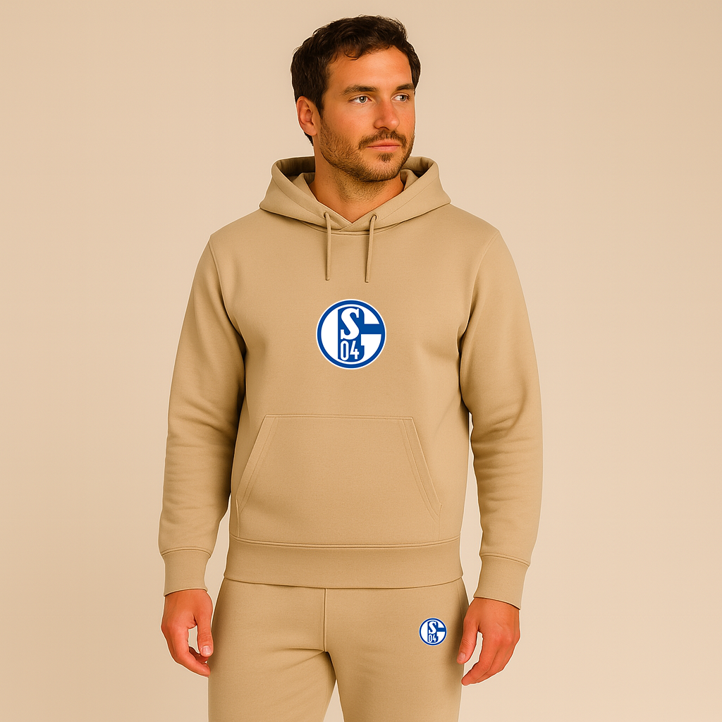Men's Schalke 04 FC Hoodie Joggers Set
