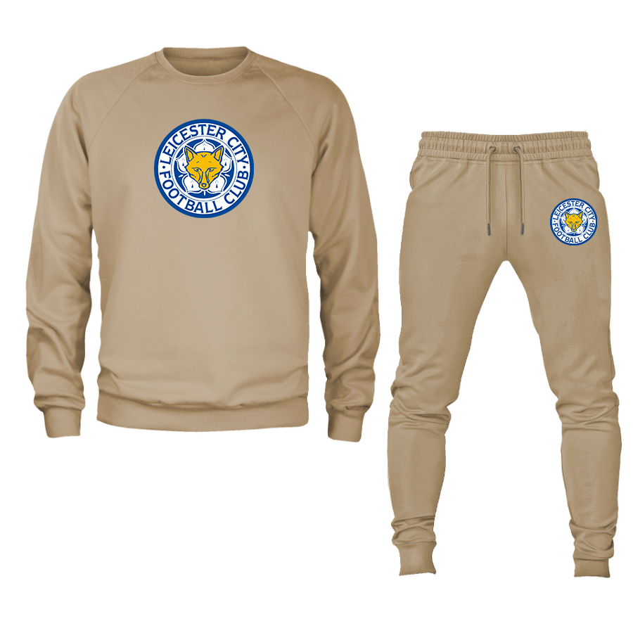 Men's Leicester City FC Crewneck Sweatshirt Joggers Suit