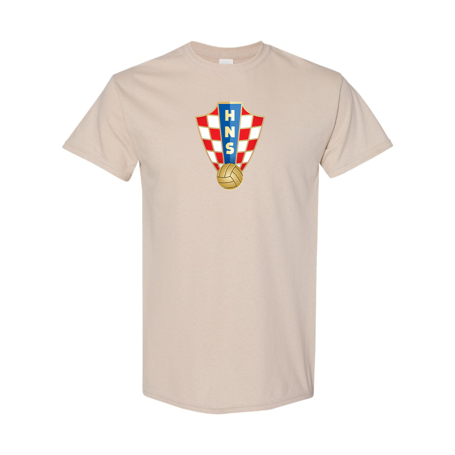 Youth Kids Croatia National Soccer Team Cotton T-Shirt