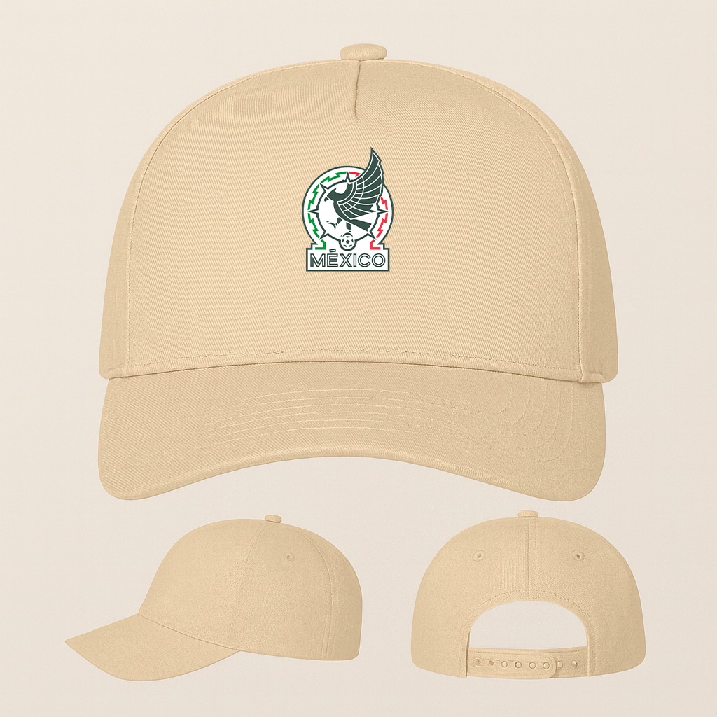 Mexico Soccer Five Panel Twill Snapback Cap