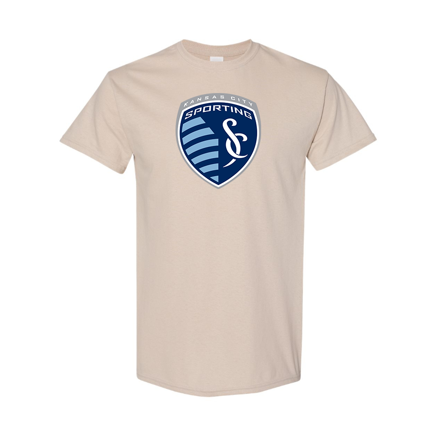 Youth Kids Sporting Kansas City FC Cotton T-Shirt