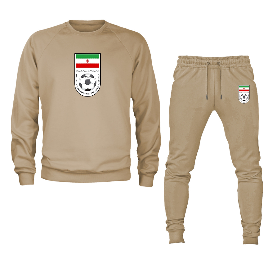 Men's Iran National Soccer Team Crewneck Sweatshirt Joggers Suit