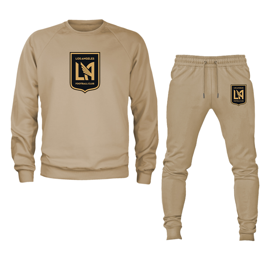 Men's LAFC Los Angeles Football Club Crewneck Sweatshirt Joggers Suit