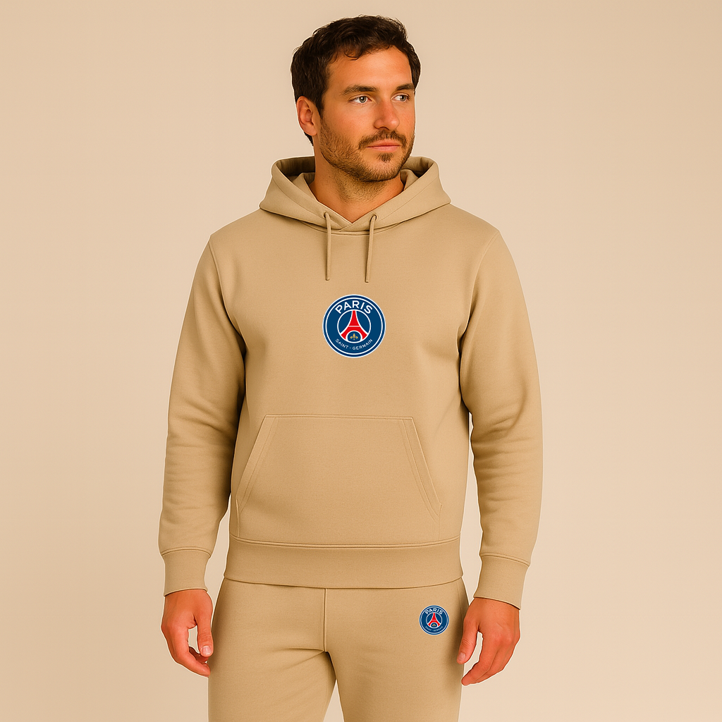 Men’s Paris-Saint Germain Soccer Logo Hoodie Joggers Set