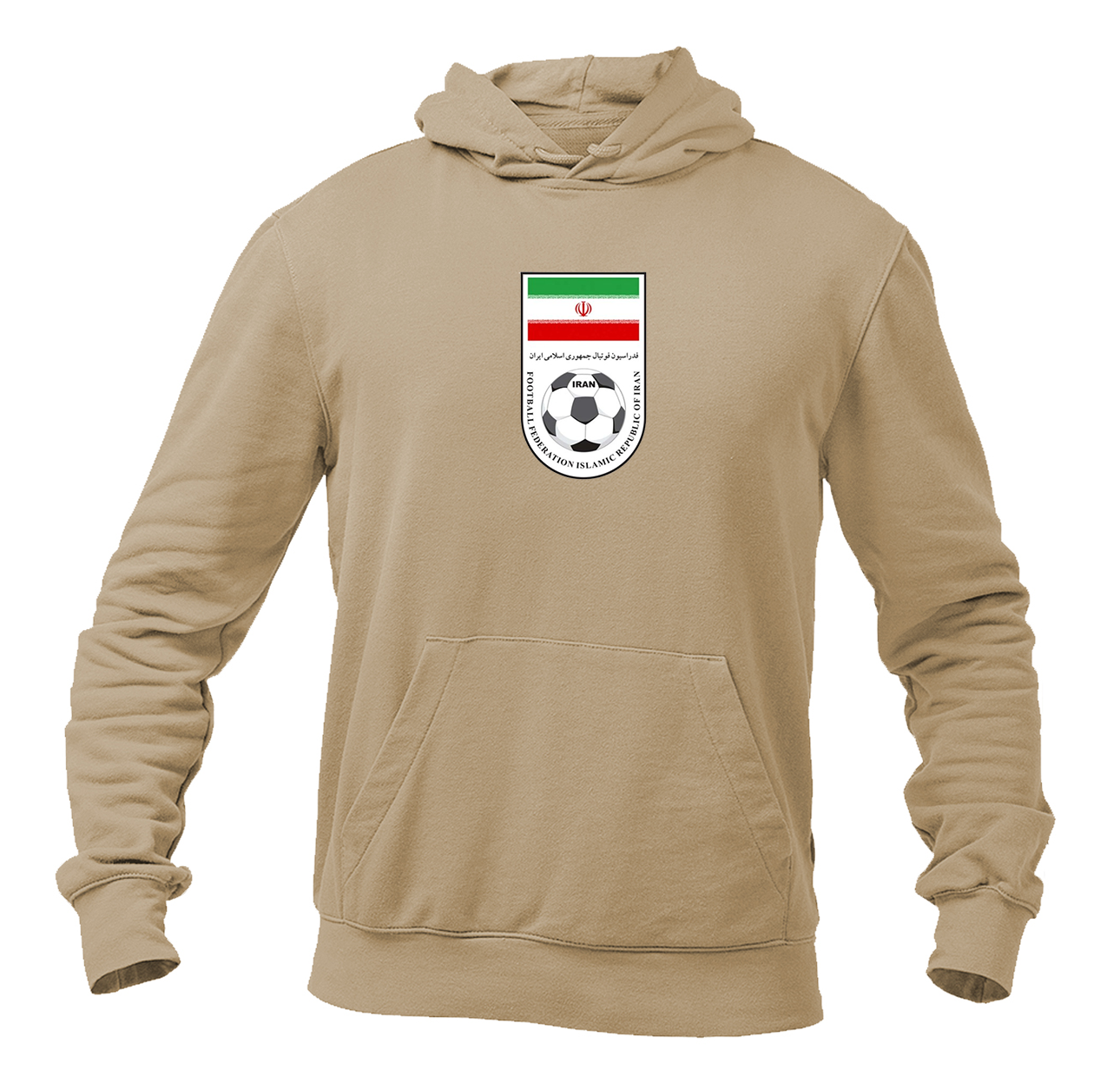 Men's Iran National Soccer Team Pullover Hoodie