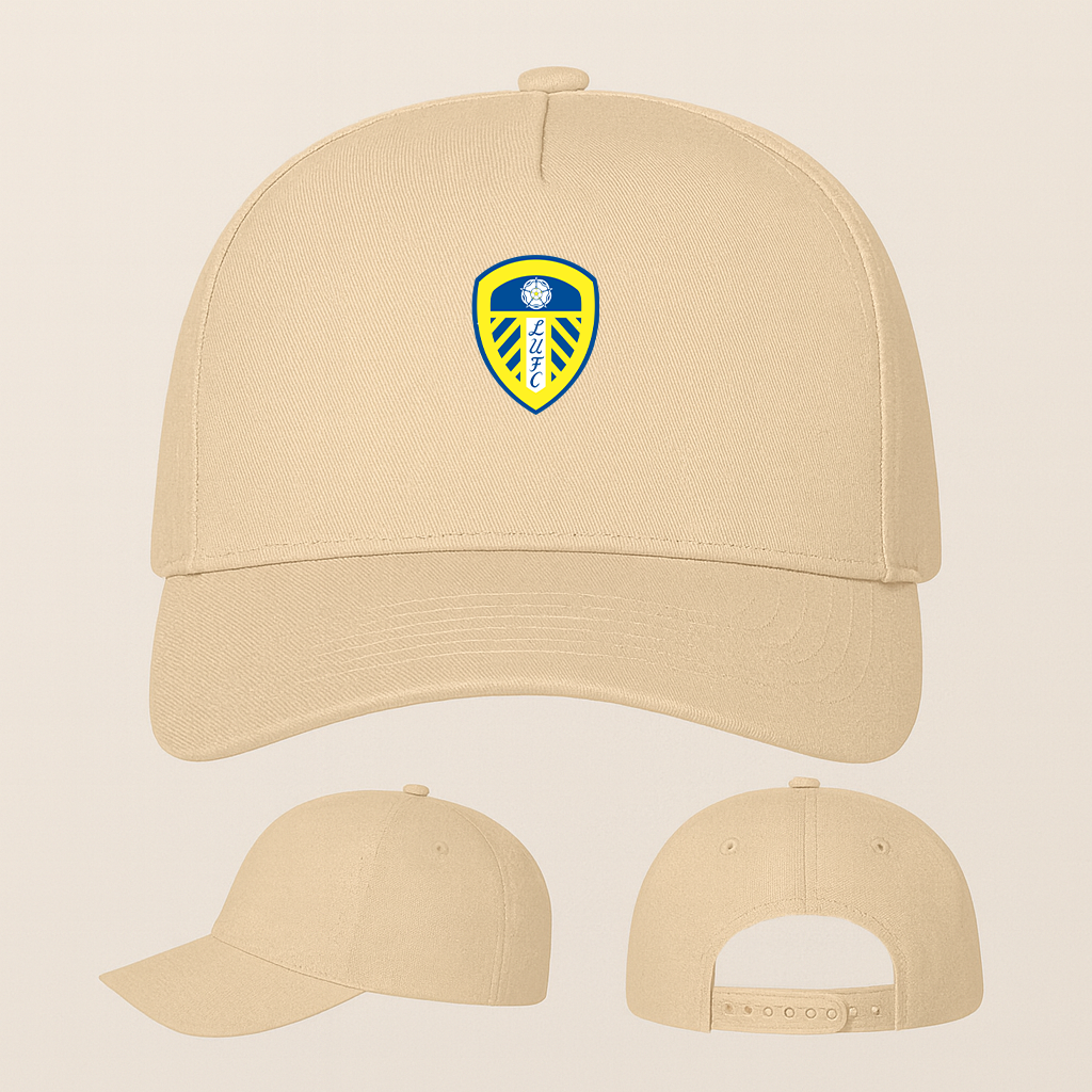 Leeds United Football Club Five Panel Twill Snapback Cap