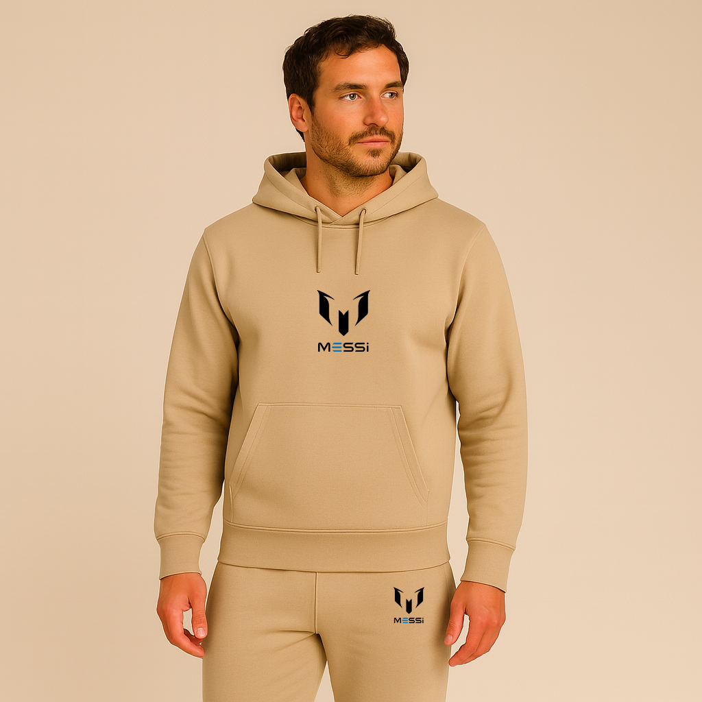 Men's Lionel Messi Air Messi Soccer Logo Hoodie Joggers Set