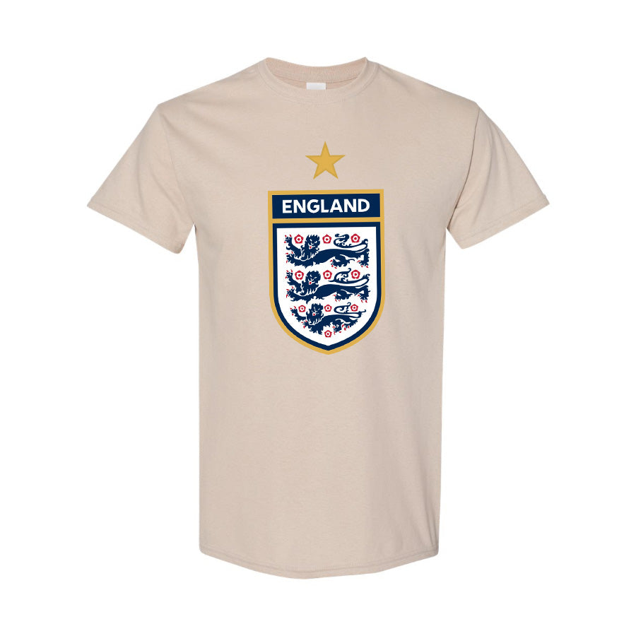 Men's England National Soccer Team Cotton T-Shirt