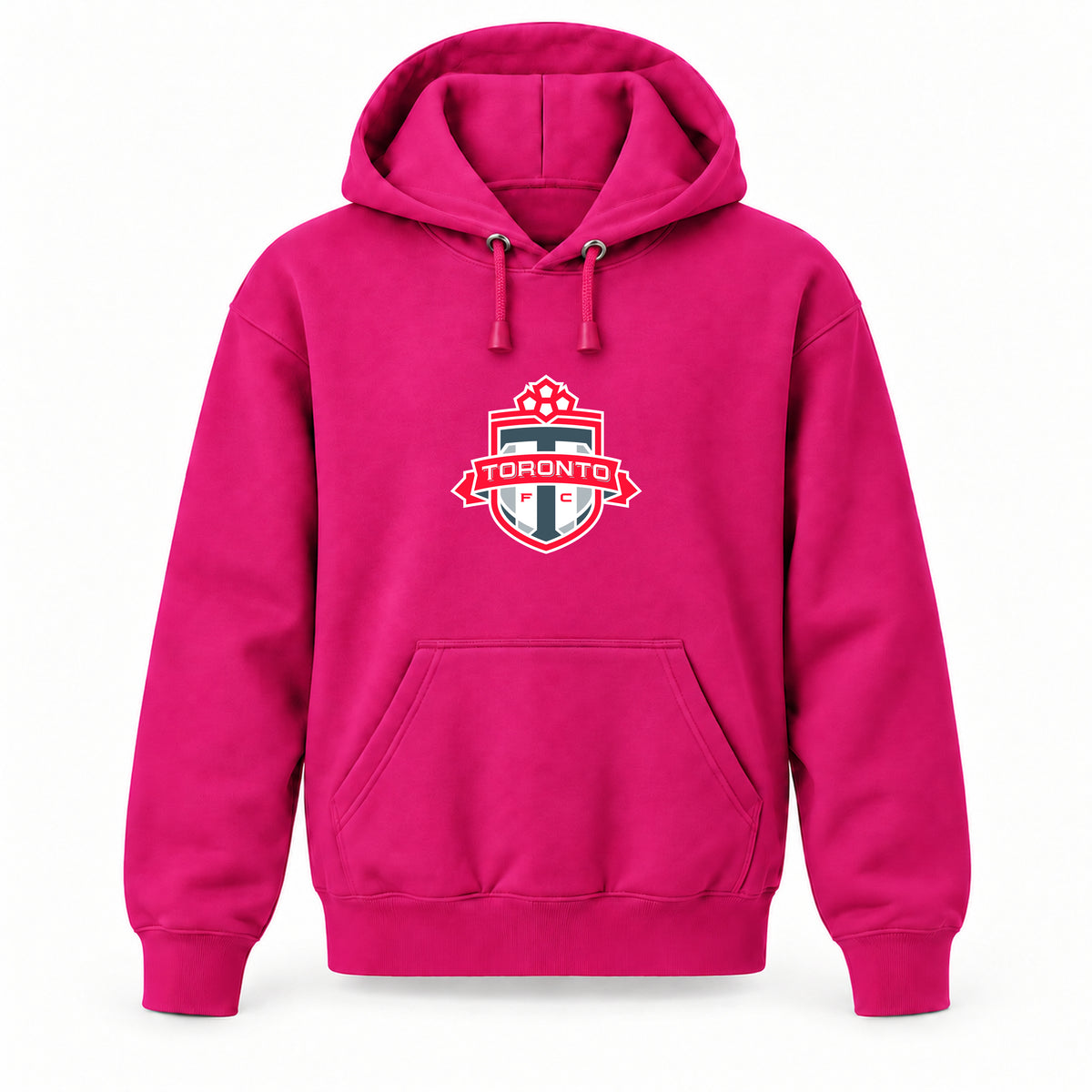 Toronto FC - Youth Large Hoodie (Ages 10–12) | Color: Hot Pink