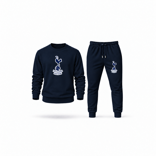Men's Tottenham Hotspur F.C. Soccer Sweatshirt Joggers Set | Color: Navy | Main