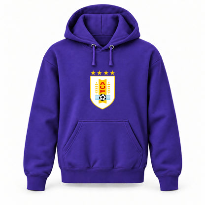 Uruguay National Soccer Team - Youth Large Hoodie (Ages 10–12) | Color: Purple