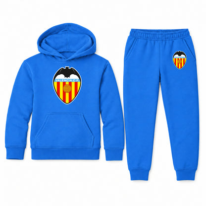 Valencia FC youth hoodie jogger set, Blue, Youth Large ages 10–12