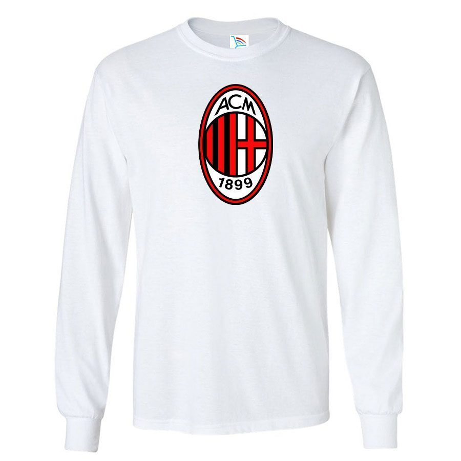 Men’s AC Milan Soccer Long Sleeve T-Shirt