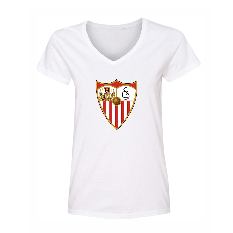 Women's Sevilla FC V-Neck T-Shirt