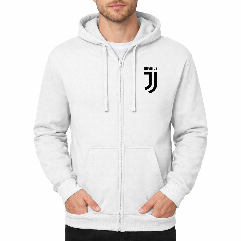 Men's Juventus Soccer Zipper Hoodie