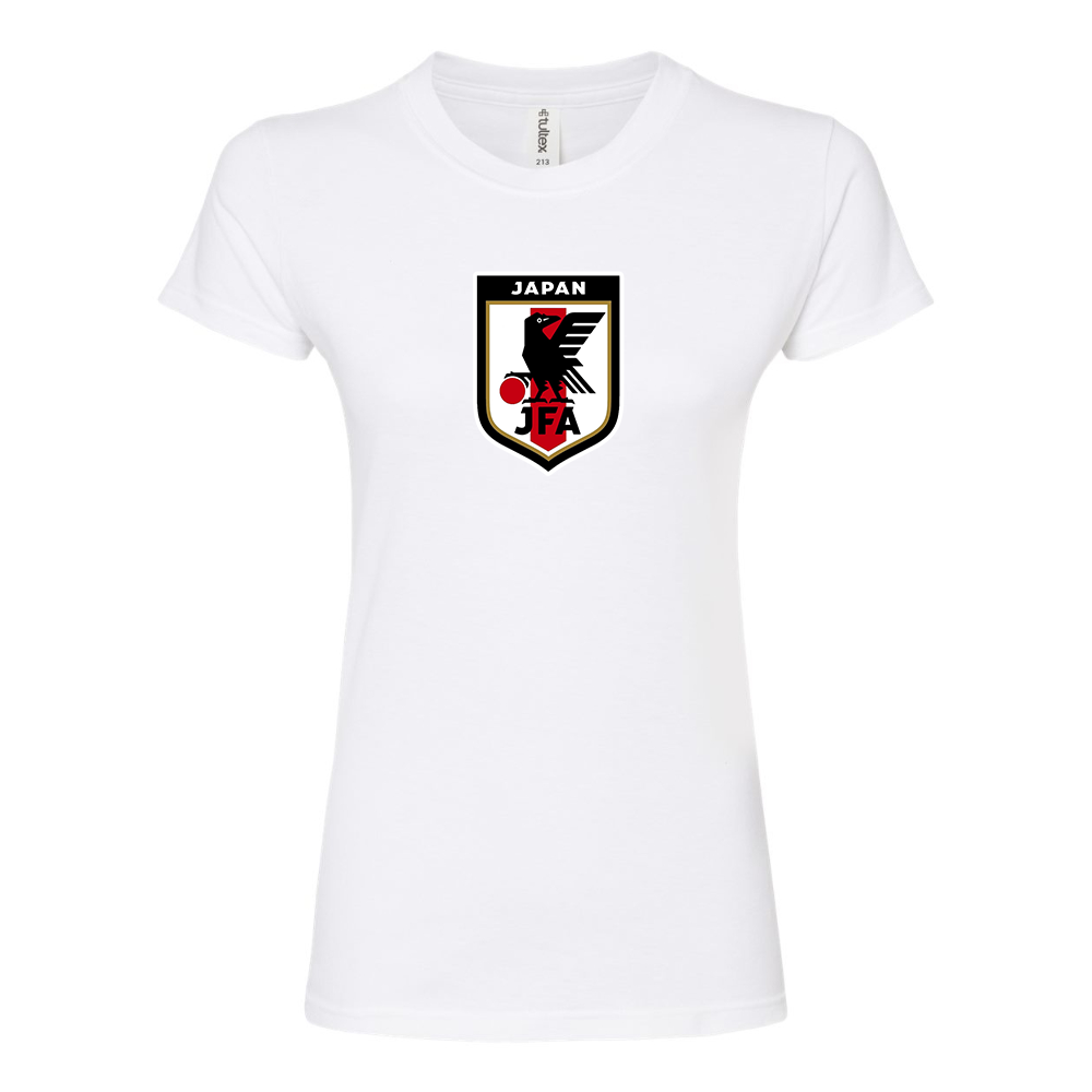 Women's Japan National Soccer Team Round Neck T-Shirt