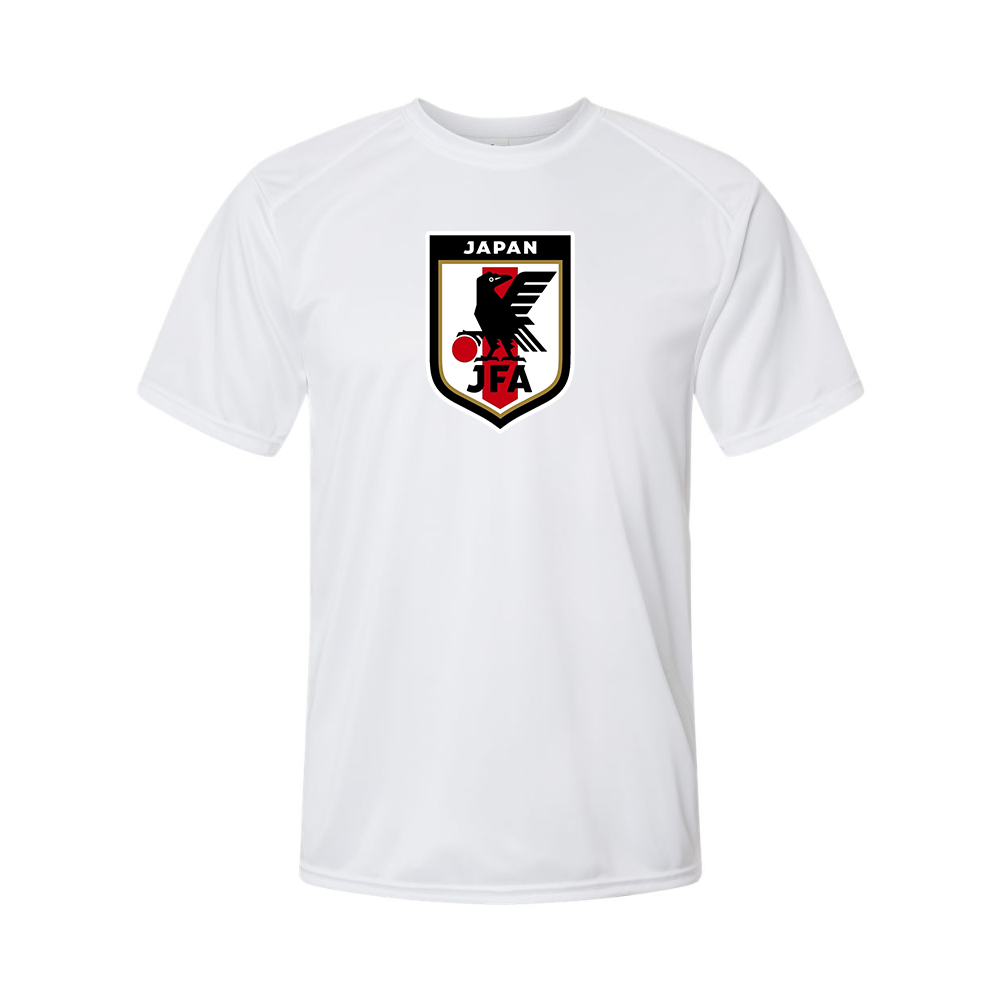 Youth Kids Japan National Soccer Team Performance T-Shirt