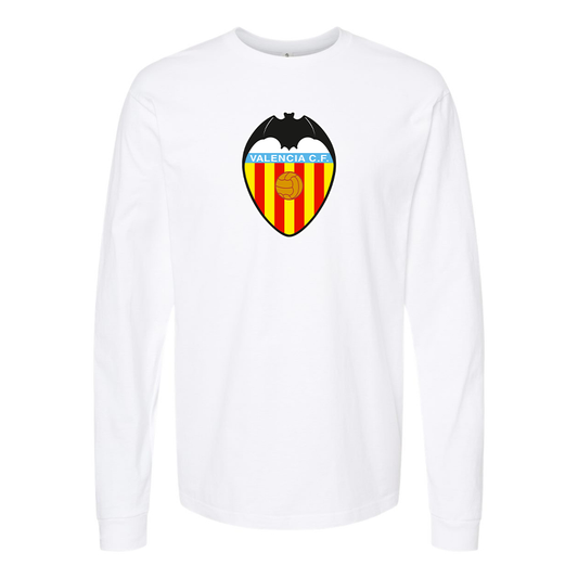Men's Valencia FC Cotton Long Sleeve T-Shirt