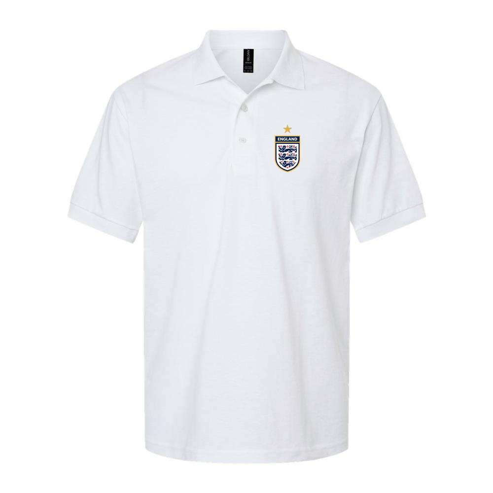 Men's England National Soccer Team Dry Blend Polo