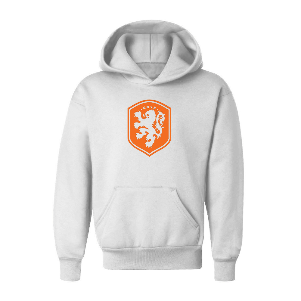 Youth Kids Netherlands National Soccer Team Pullover Hoodie