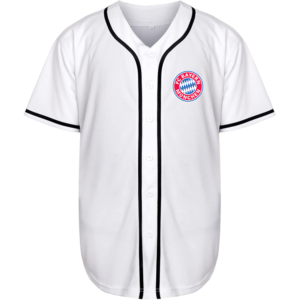 Men's F.C. Bayern Munchen Soccer Baseball Jersey