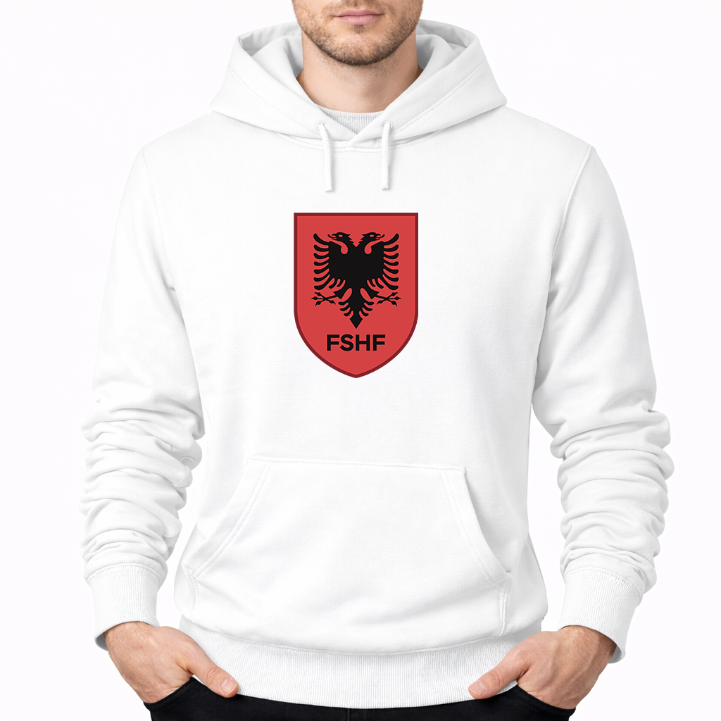 Men's Albania National Soccer Team Pullover Hoodie