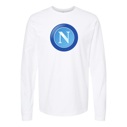 Men's Napoli FC Cotton Long Sleeve T-Shirt