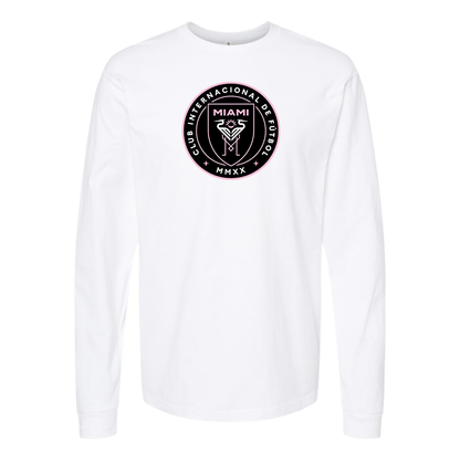 Men's Inter Miami FC Cotton Long Sleeve T-Shirt