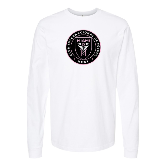 Men's Inter Miami FC Cotton Long Sleeve T-Shirt