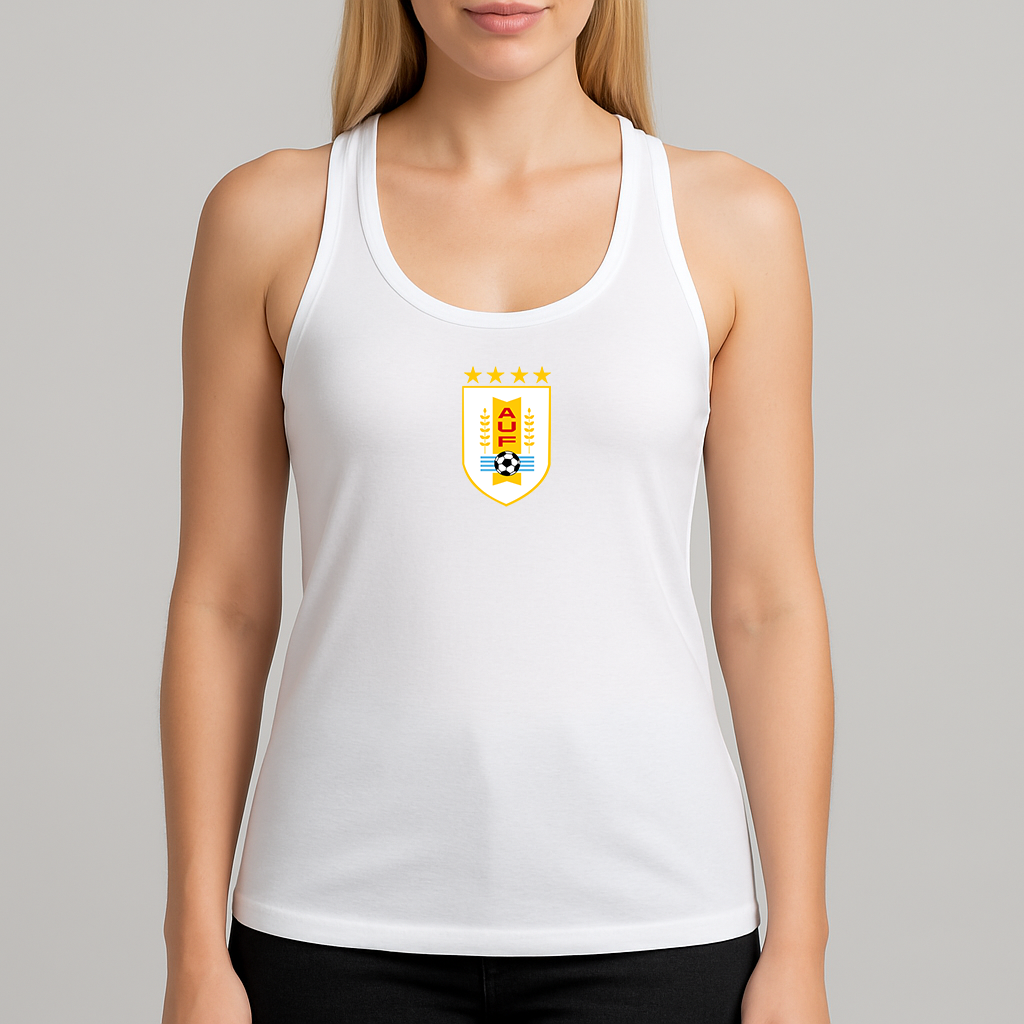Women's Uruguay National Soccer Team Racerback Tank Top