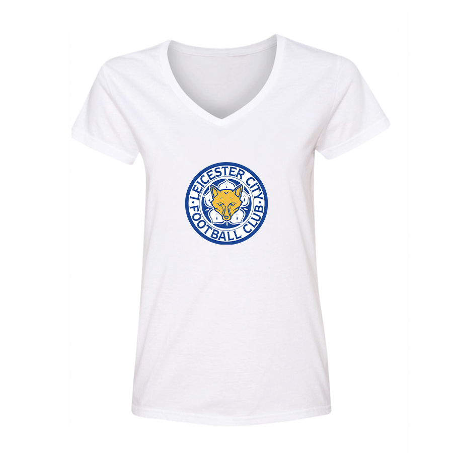 Women's Leicester City FC V-Neck T-Shirt