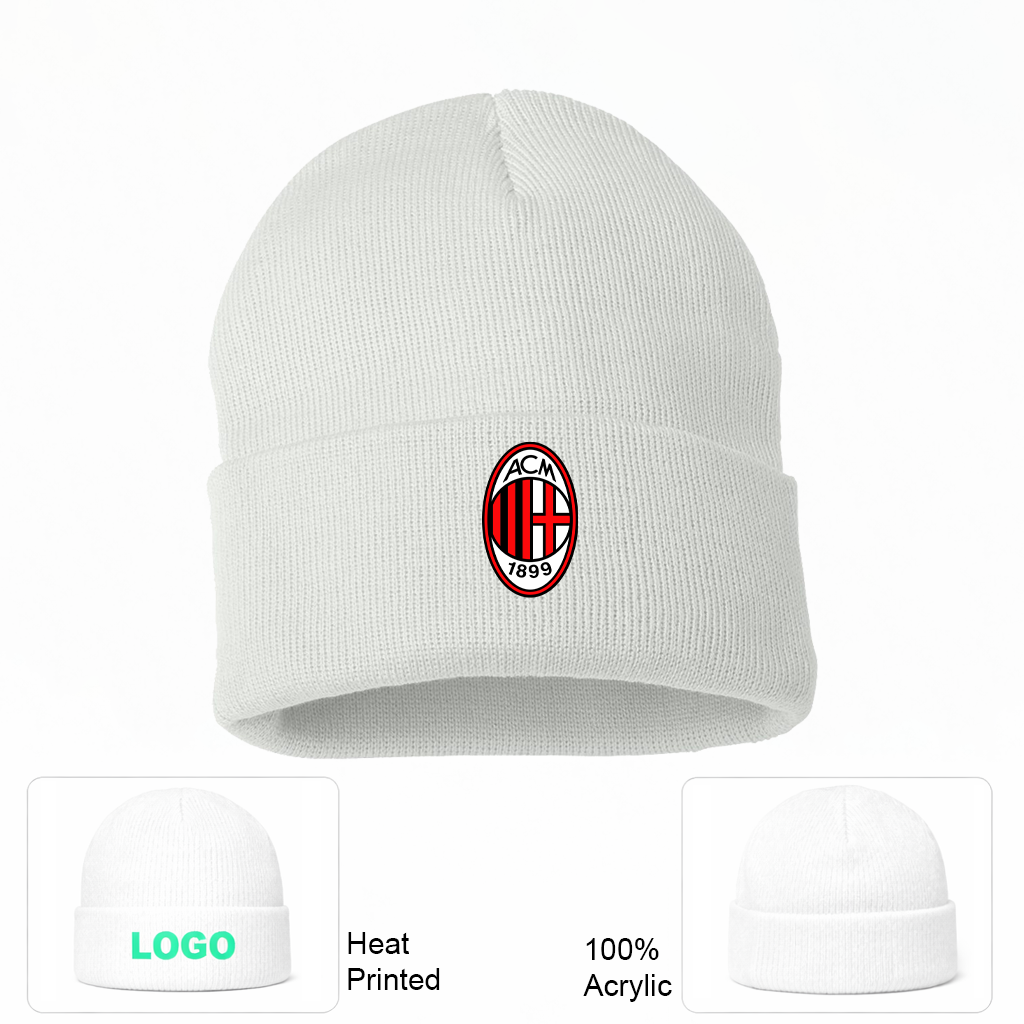 AC Milan Soccer Beanie Hat