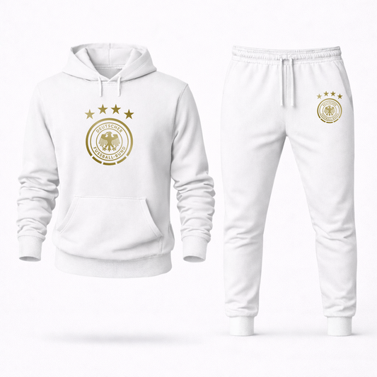 Men's Germany Soccer Logo Hoodie Joggers Set