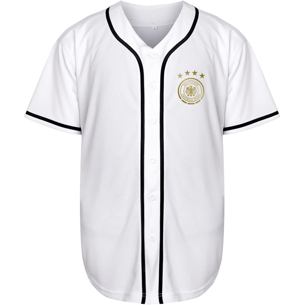 Men's Germany Soccer Baseball Jersey