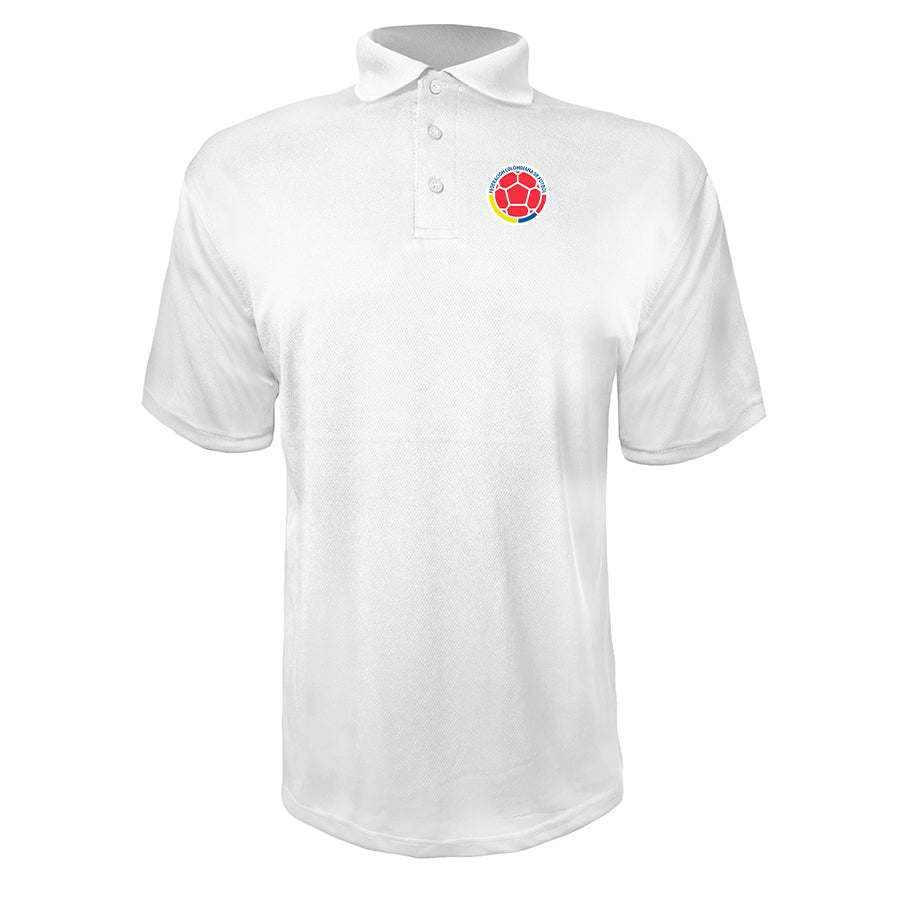 Men's Colombia National Soccer Team Polyester Polo