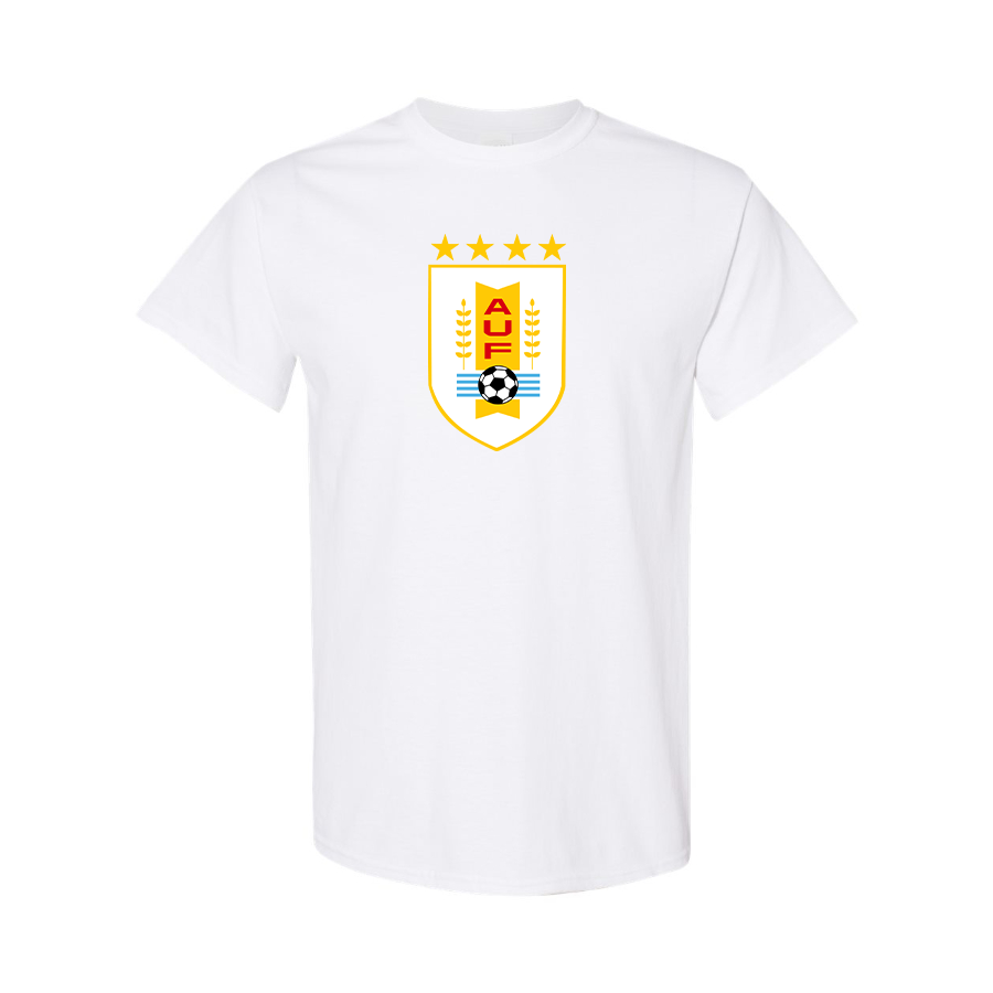 Youth Kids Uruguay National Soccer Team Cotton T-Shirt