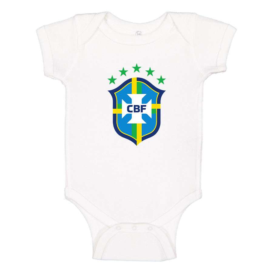 Brazil National Soccer Team Baby Romper Onesie