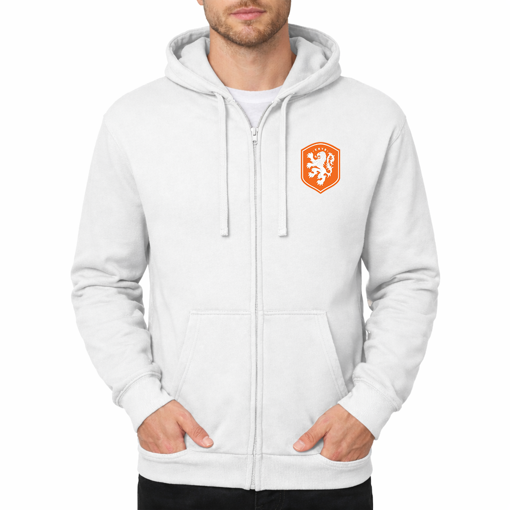 Men's Netherlands National Soccer Team Zipper Hoodie