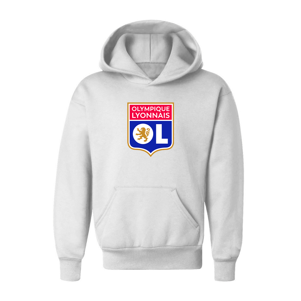 Youth Kids Olympique Lyonnais FC Pullover Hoodie