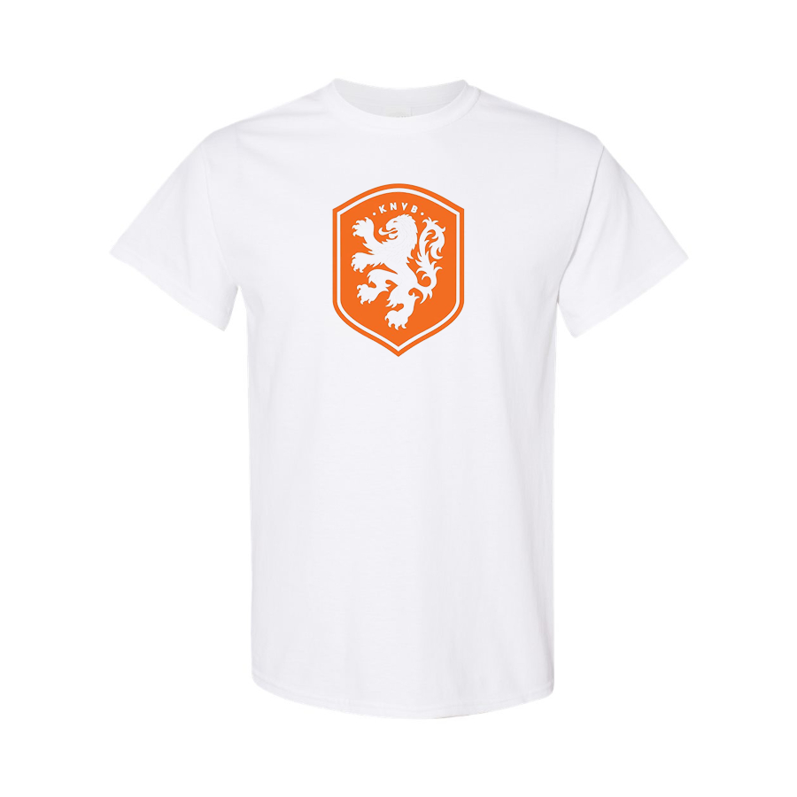 Youth Kids Netherlands National Soccer Team Cotton T-Shirt