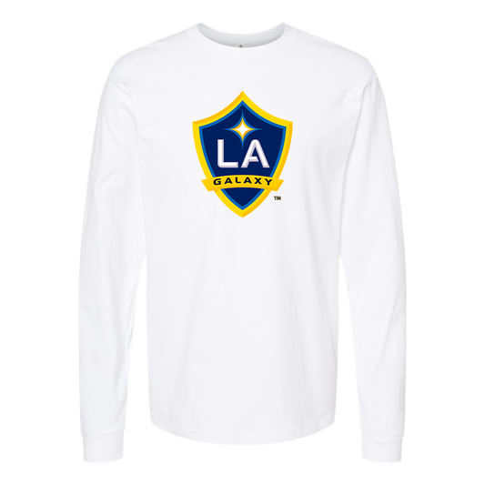 Men's LA Galaxy FC Cotton Long Sleeve T-Shirt