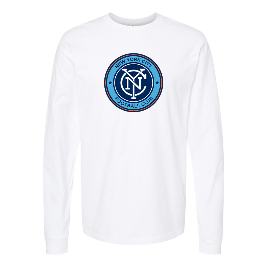 Men's New York City FC Cotton Long Sleeve T-Shirt
