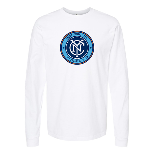 Men's New York City FC Cotton Long Sleeve T-Shirt