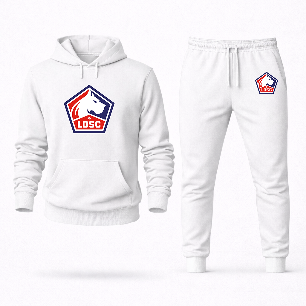 Men's Lille Olympique FC Hoodie Joggers Set